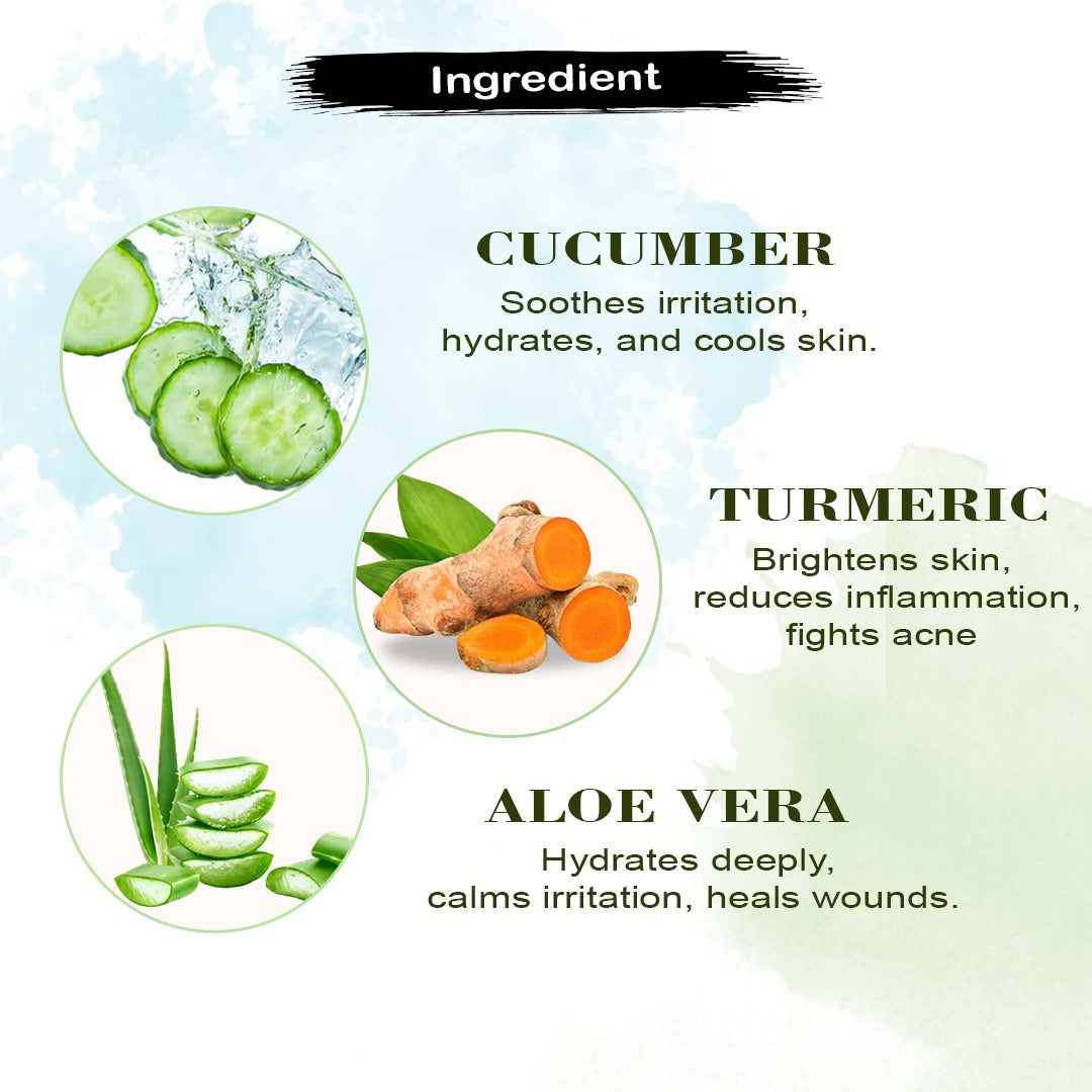 Aarogya India Refreshing Aloe Vera Foaming | | Men & Women Face Wash (100 ml)